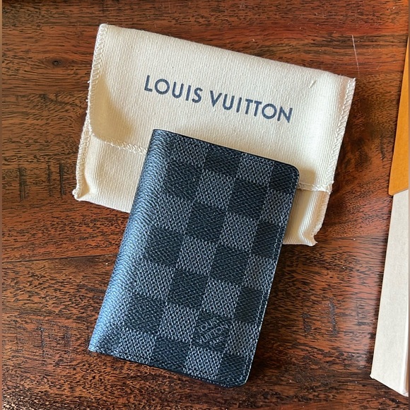 Louis Vuitton Pocket Organizer Damier Graphite Canvas - Picture 1 of 7